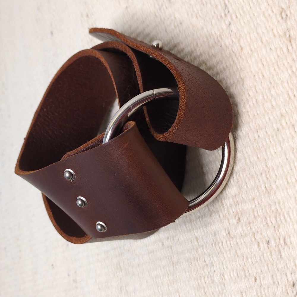 Beautiful Thick Brown Leather Belt